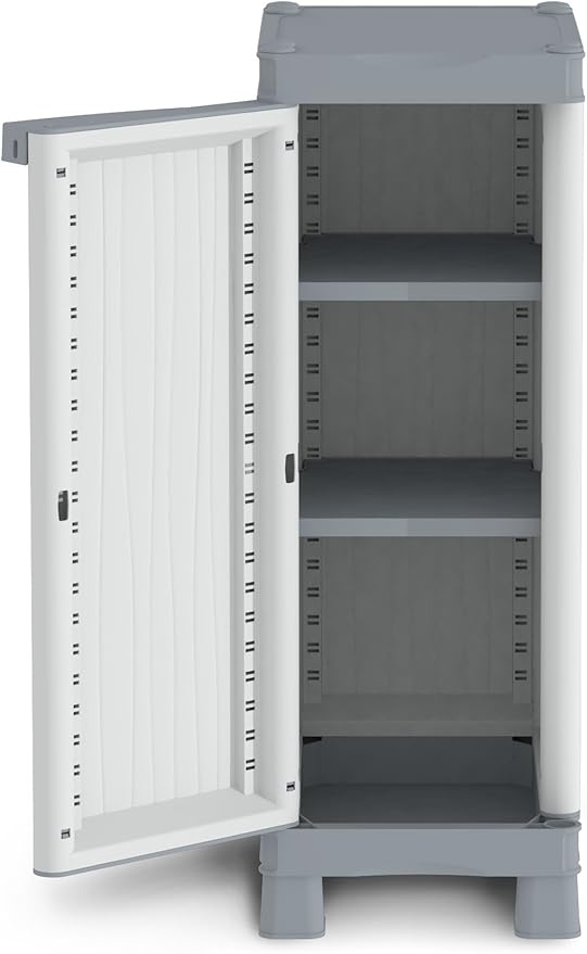 Terry, Base 350 UW, Cabinet 2 Internal Shelves. Color: Gray, Material: Plastic, Dimensions: 35x43.8x97.6 cm