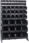 DOUBLE RAIL HANGING UNIT W/92 BLACK BINS
