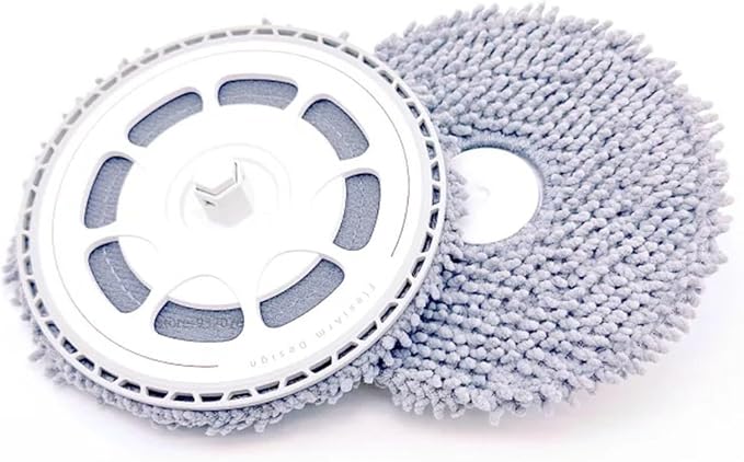 Mop Cloth Holder Mop Mount Spare Accessory Parts，compatible For Roborock，compatible For FlexiArm，Design Mop Tray For Q Revo MaxV/Pro/Curv/CurvX | Mop Mount 1 Pair