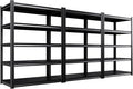 Set of 3 Garage Shelving - 2050 lbs 5 Tier Storage Shelves, Adjustable Heavy Duty Metal Shelving Unit and Storage Large Rack, Utility Steel Shelf for Warehouse Industrial Pantry Basement 71"x46"x20"