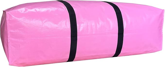 Extra Large Storage Bags, Jumbo Moving Tent Storage Bags, Waterproof Foldable Big Black XXL Duffle Bag for Travel, 42x23x13.5inch - 4PACK