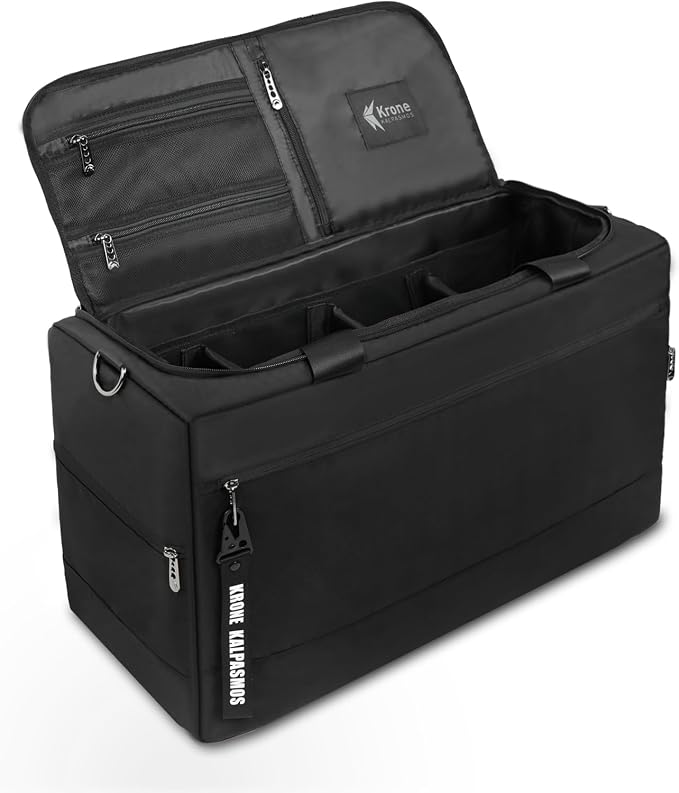 Sneaker Bag for Travel/Sneakerhead gift/Outdoor Sports Bag/Gym Bag /, A Multi-functional Travel Duffel Bag with 3 Adjustable Dividers, & Shoulder Strap,Made of Nylon, by Krone Kalpasmos-classic