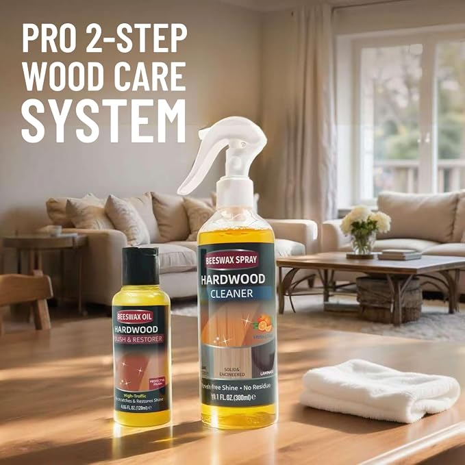 Beeswax Furniture Polish Cleaner Nourishing Wood Care Oil Spray