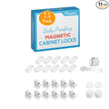 Vmaisi ChildProof Magnetic Cabinet Locks (11 Locks and 2 Keys) | Keeps dangerous things away from kids