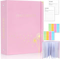 XKDOUS Important Document Organizer Emergency Binder Life Organizer Folio Folders with 9 Pockets Expanding File Storage Holder for Papers, Letters, Cards, Bills, Passports, Photos