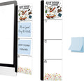Monitor Memo Board Acrylic Sticky Note Holder Funny Silly Goose On The Loose Office Desk Decor with 100 Self Stick Note Pads
