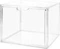 Clear Acrylic Display Case with Magnetic Lid-Dustproof Plastic Book Storage box,Clear Box,Purse Storage Organizer,Action Figure Display Case,Acrylic Sneaker Shoe Box(1 Pack)
