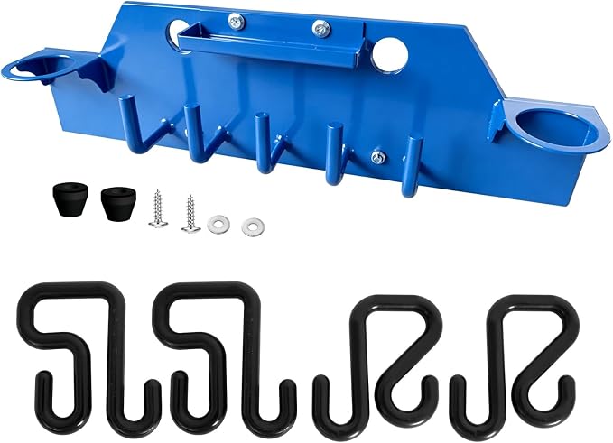 Heavy Duty Lineman Tool Board for Bucket Trucks Wall Mount Tool Organizer with 2" & 3" Aerial Bucket Hooks,Linework Bucket Truck Accessories