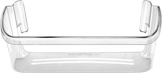 240323002 Refrigerator Door Bin Shelf Compatible with Frigidaire & Kenmore, Bottom 2 Shelves on Refrigerator Side, Single Unit, Clear, Replaces PS429725, AH429725, AP2115742