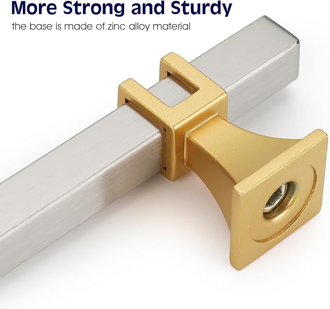25 Pack Cabinet Knobs Brushed Nickel and Gold Dresser Drawer Knobs Silver and Gold Cabinet Knobs Kitchen Cabinet Hardware