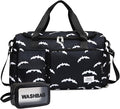 Small Gym Bag for Women, Travel Duffle Bag Carry On Weekender Bag with Shoe Compartment