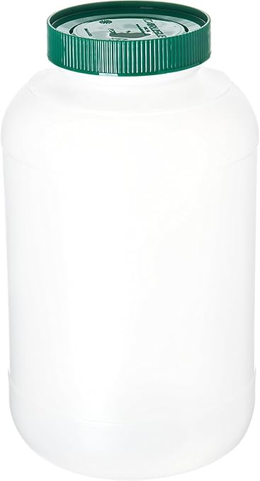 Carlisle FoodService Products Stor N' Pour Complete Gallon Bundler with Bottles, Necks, Spouts, And Caps for Bar, Kitchen, And Restaurant, Plastic, 1 Gallon, Assorted Colors, (Pack of 6)