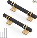 30 Pack 3 Inch Black and Gold Cabinet Pulls Black and Gold Cabinet Handles Kitchen Cabinet Handles Dresser Drawer Pulls Kitchen Cabinet Hardware