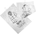 2pcs Travel Hanging Vacuum Storage Bags for Clothes and Bedding with Hook, Vacuum Compression Design, and Zip Seal for Space Saving in Closet and Travel Use