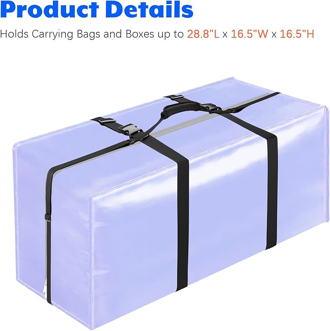 Moving Bags Carrying Strap with Handle, Heavy Duty Moving Boxes Lashing Strap Holder, Adjustable Belt Cross Style Carry Straps for Safely Moving and Lifting Heavy Boxes, Storage Totes, Groceries