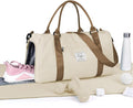 Gym Bag Womens Mens with Shoes Compartment and Wet Pocket Travel Duffel Bag for Women for Plane Sport Gym Tote Bags Swimming Yoga Small Waterproof Weekend Overnight Carry on Bag Hospital Holdalls