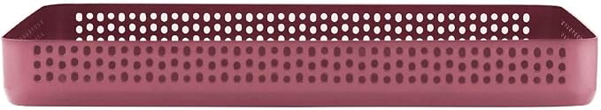 Normann Copenhagen Nic Nac Organiser, Steel, Dark Red, H: 4 x L: 34 x D: 23 cm