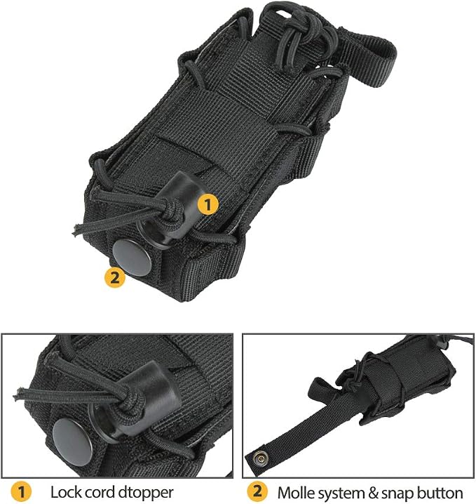 EXCELLENT ELITE SPANKER Open Top M4 M14 M16 AR15 Mag Pouch and Single Pistol Mag Pouch Flashlight Holder Magazine