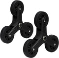 Wheel Replacement Stair Climbing Wheels for Shopping Laundry Cart, Trolley Triangle Shopping Cart Stair Climbing Wheels for BY06C BY10C Foldable cart (2 PCS)