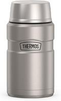 THERMOS Stainless King Vacuum-Insulated Food Jar, 24 Ounce, Matte Steel