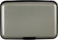 Credit Card Holder, RFID Blocking Metal Card Wallet for Women Men Slim ID Card Holders Protector Aluminum Business Hard Case (Grey)