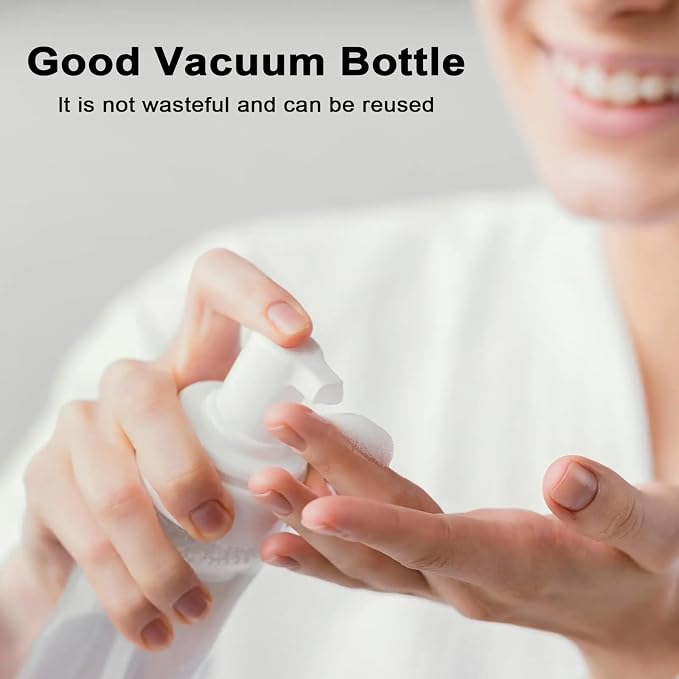Autdor Foam Pump Bottle 1.7oz 2Pcs Foaming Soap Dispenser 50ml Foaming Spray Bottle Empty Travel Foam Bottle Clear Foam Dispenser for Hand Soap Toiletries Shampoo Lotion