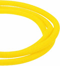 DMiotech 50ft Wire Loom Split Tubing 1/2 Inch(12.7mm) ID, Cord Protectors from Pet Flexible Conduit Cable Management for Office Home Garden, Yellow