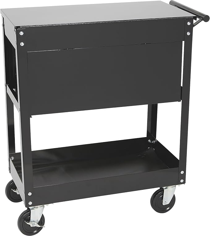 Ironton Slide-Top Mobile Tool Chest, 4 Locking Drawers, Powder-Coat | Rust-resistant finish, Fully opening slide top, Rolling mobility, Secure garage/shop storage, Quick-access organization