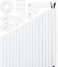 306in Cord Hider Kit, Cord Covers for Wires on Wall, Paintable Wire Cover for Cords, Cable Hider for Wall Mounted TV, White Cord Concealer, Cable Raceway Wire Management, 18x L17in x W0.95in x H0.55in
