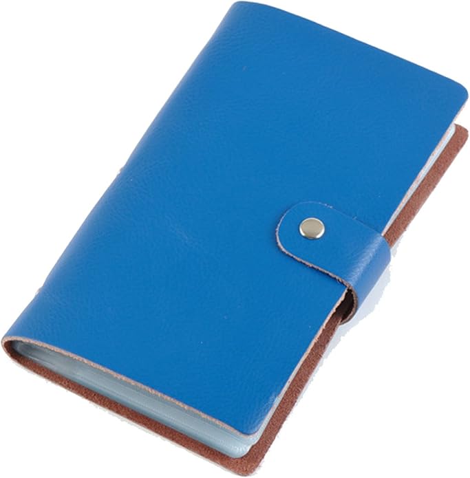 boshiho Leather Credit Card Holder Business Card Case Book Style 90 Count Name ID Card Holder Book