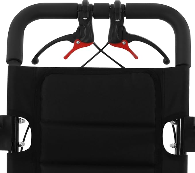 Lightweight Foldable Transport Wheelchair, Portable Transit Travel Wheelchair, Mobility Scooters for Seniors, Aluminum Wheel Chair, Portable Foldable Trolley for Homes