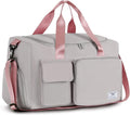 FIORETTO Women's Gym Duffle Bag with Shoes Compartment, 30L Capacity, Ideal for Travel, Gym, Sports, Duffel, Weekender