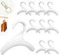 Purse Hanger, Bag Hanger for Closet 11PCS Purse Holder Backpack Hanger Hook for Organizer Storage Purses Tote Bag Backpacks Handbags(White)