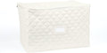 Covermates Keepsakes - Serveware Storage - Padded Protection - ID Window - Stain Resistant - Machine Washable - China Storage, Cream