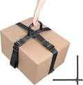 Box Carrying Strap with Handle 6.2 Feet Adjustable Straps for Battery Box Handheld Belt Carry Straps for Safely Moving and Lifting Heavy Boxes (Black, 6.2FT)