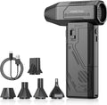 Compressed Air Duster,130000RPM Electric Air Duster Brushless Motor with Adjustable Stepless Speed, Fast Charging Rechargeable Cordless Air Blower for PC,Car,Keyboard,Pet,Home & Outdoor