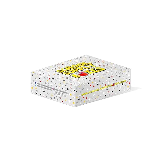 School Supply Boxes | High School Case (2 Boxes) | Back to School Essentials Kit for Students & Teachers | Includes 1" Binders, College-Ruled Notebooks, Highlighters, Markers, & More