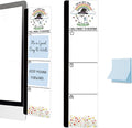 Monitor Memo Board Acrylic Sticky Note Holder Cute Ghost Rainbow Office Desk Decor with 100 Self Stick Note Pads Forget to Respond Quote