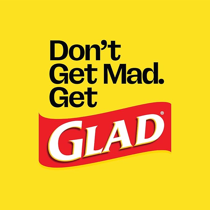 Glad Flex'N Seal Food Storage Plastic Bags, Sandwich, 100 Count, Pack of 4 (Package May Vary)