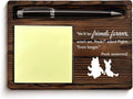 Friendship Gifts Pooh Bear Sticky Note Holder Gifts for Work Friends Best Friends Work Besties BFF Christmas Birthday Graduation