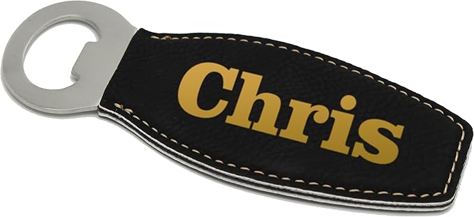 The Wedding Party Store Custom Engraved and Personalized Beer Bottle Opener for Groomsmen Housewarming