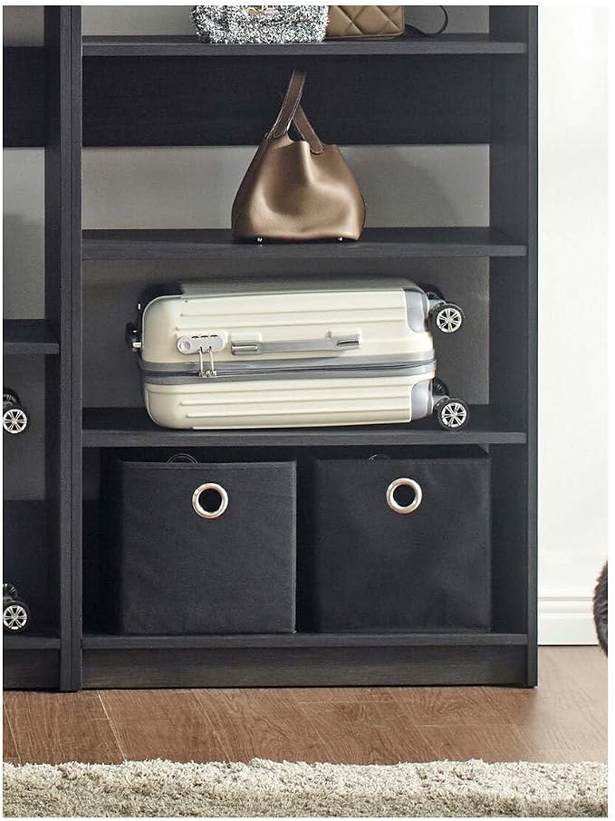 Maykoosh Closet System Organizer - Customizable Walk-in Wardrobe Storage Black/Model ABE 3 Closet