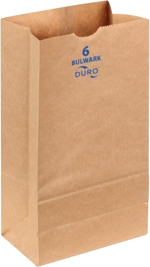 Duro 71006 Bulwark Grocery Bags, 6 Lbs