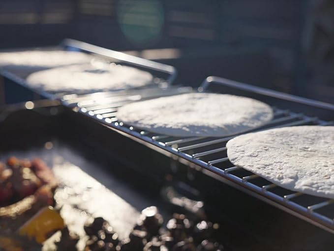 Yukon Glory™ Griddle Warming Rack - Designed for Blackstone Griddle 36" 1825 - New & Improved Design, One-Step Clip on Attachment (Not for Pro-Series)