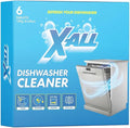 X-ALL Dishwasher Cleaner Tablets – Deep Cleaning Limescale & Mineral Buildup Remover – Helps Reduce Residue, Grease & Hard Water Deposits – Compatible with All Dishwashers
