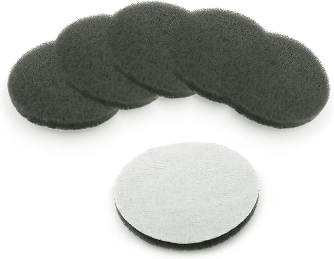Heavy Duty Scour Pads, Non-Scratch Scrub Sponges, ULIFESTAR 5PCS Dish Scrubber Scouring Pads, Dual-Sided Reusable Household Scrub Pads for Dishes,Dish Cleaning Tool,Kitchen Scrubbers & Metal Grills