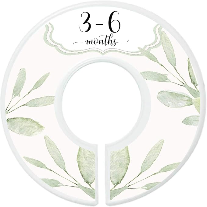 Baby Girl Clothes Dividers Nursery Closet Dividers Closet Organizers Botanical