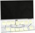 Monitor Memo Board Holder, 35.2x12cm/14x5in Acrylic Office Organization Computer Monitor Memo Board Screen Saver for Home Office Desktop Accessories (Transparent)
