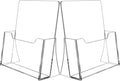 Acrylic Brochure Holder 8.5 x 11 inch 2 Pack, Clear Flyer Holder Plastic Stands for Displaying Pamphlets, Magazines, Literature, Brochures, Booklets, Menu, Desk Holder, Countertop Organizer | Clear Plastic, Displaying Pamphlets, Magazines, Literature, ...