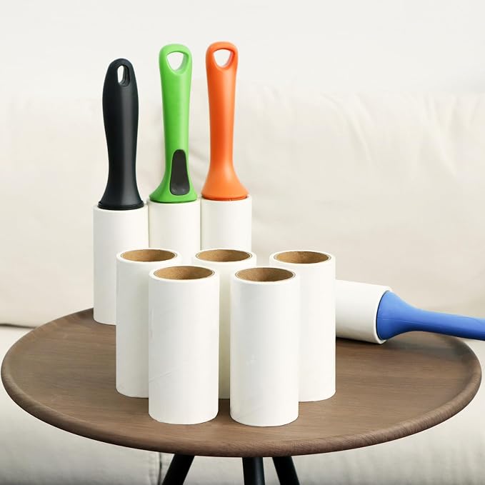 4 inch Lint Roller Refills Compatible with Evercare PetLovers Muji Swihauk Bailalibo and More Standard 4 inch Lint Rollers Extra Sticky 60 Sheets per Refill 5 Pack Total 300 Sheets